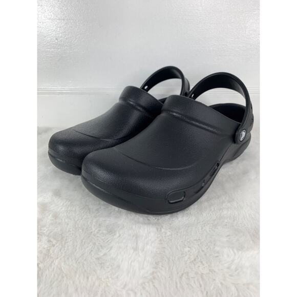 Crocs Lock Slip-Resistant Clogs Black Women’s 9 / Men’s 7 NEW - Picture 1 of 7